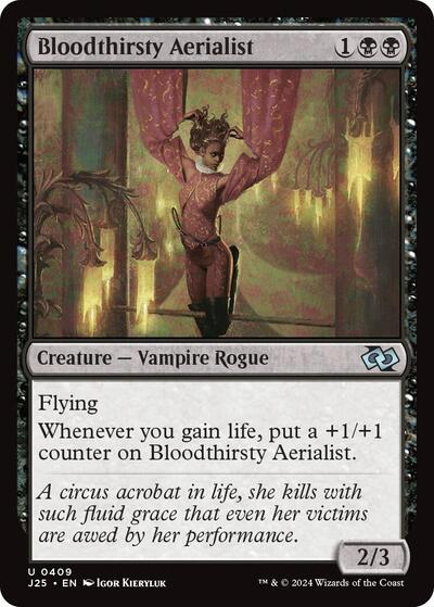 Bloodthirsty Aerialist J25 #409 (Near Mint Uncommon) Magic: The Gathering: Foundations Jumpstart