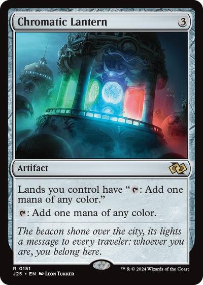Chromatic Lantern J25 #151 (Near Mint Rare) Magic: The Gathering: Foundations Jumpstart