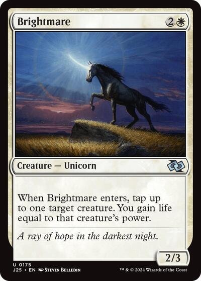 Brightmare J25 #175 (Near Mint Uncommon) Magic: The Gathering: Foundations Jumpstart