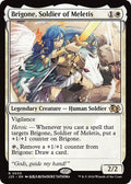 Brigone Soldier of Meletis Anime J25 #30 (Near Mint Rare) Magic: The Gathering: Foundations Jumpstart