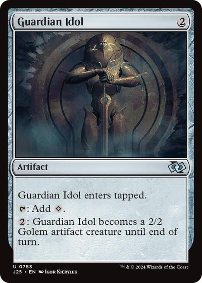Guardian Idol J25 #753 (Near Mint Uncommon) Magic: The Gathering: Foundations Jumpstart
