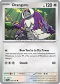 Oranguru Reverse Holofoil SSP #156/191 (Near Mint Common) Pokemon: SV08: Surging Sparks