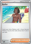 Surfer 187 191 SSP #187/191 (Near Mint Uncommon) Pokemon: SV08: Surging Sparks