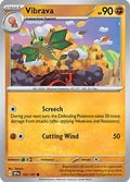 Vibrava 105 191 Reverse Holofoil SSP #105/191 (Near Mint Common) Pokemon: SV08: Surging Sparks