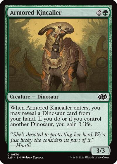 Armored Kincaller J25 #630 (Near Mint Common) Magic: The Gathering: Foundations Jumpstart