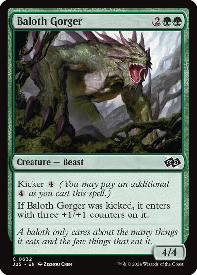 Baloth Gorger J25 #632 (Near Mint Common) Magic: The Gathering: Foundations Jumpstart