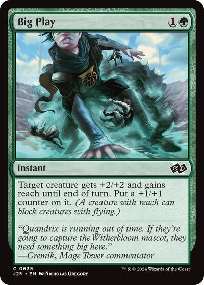 Big Play J25 #635 (Near Mint Common) Magic: The Gathering: Foundations Jumpstart