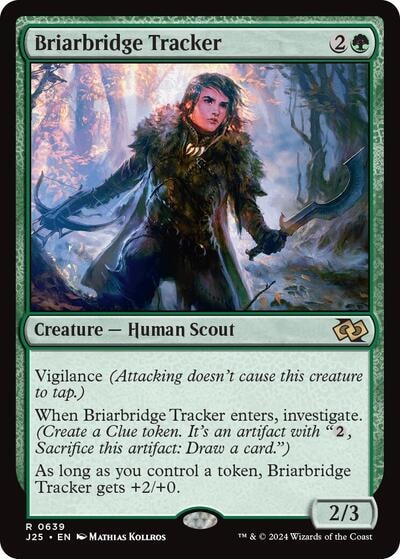 Briarbridge Tracker J25 #639 (Near Mint Rare) Magic: The Gathering: Foundations Jumpstart