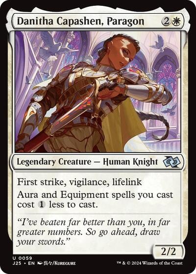 Danitha Capashen Paragon Anime J25 #59 (Near Mint Uncommon) Magic: The Gathering: Foundations Jumpstart