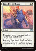 Dauntless Onslaught J25 #98 (Near Mint Uncommon) Magic: The Gathering: Foundations Jumpstart