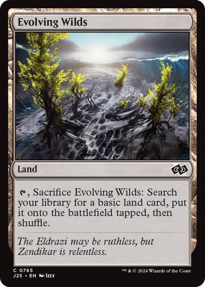Evolving Wilds J25 #765 (Near Mint Common) Magic: The Gathering: Foundations Jumpstart