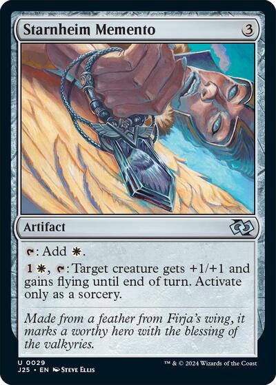 Starnheim Memento J25 #29 (Near Mint Uncommon) Magic: The Gathering: Foundations Jumpstart