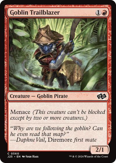 Goblin Trailblazer J25 #560 (Near Mint Common) Magic: The Gathering: Foundations Jumpstart