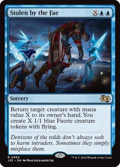 Stolen by the Fae J25 #369 (Near Mint Rare) Magic: The Gathering: Foundations Jumpstart