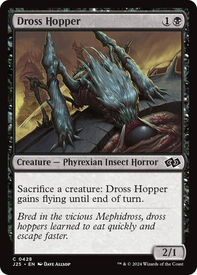 Dross Hopper J25 #428 (Near Mint Common) Magic: The Gathering: Foundations Jumpstart