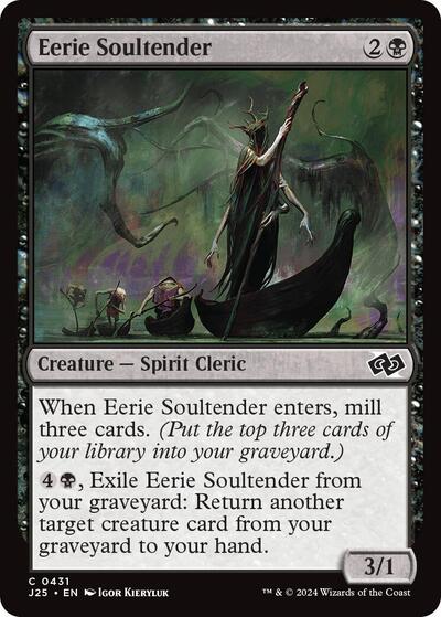 Eerie Soultender J25 #431 (Near Mint Common) Magic: The Gathering: Foundations Jumpstart