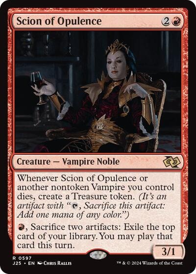 Scion of Opulence J25 #597 (Near Mint Rare) Magic: The Gathering: Foundations Jumpstart