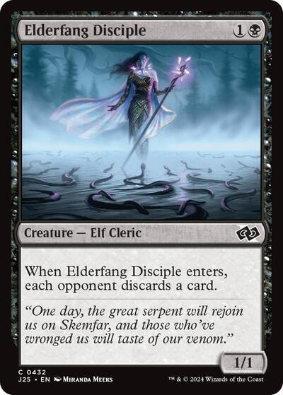 Elderfang Disciple J25 #432 (Near Mint Common) Magic: The Gathering: Foundations Jumpstart