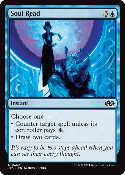 Soul Read J25 #362 (Near Mint Common) Magic: The Gathering: Foundations Jumpstart