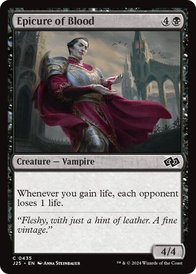 Epicure of Blood J25 #435 (Near Mint Common) Magic: The Gathering: Foundations Jumpstart