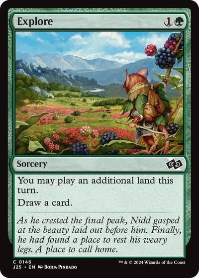 Explore J25 #146 (Near Mint Common) Magic: The Gathering: Foundations Jumpstart