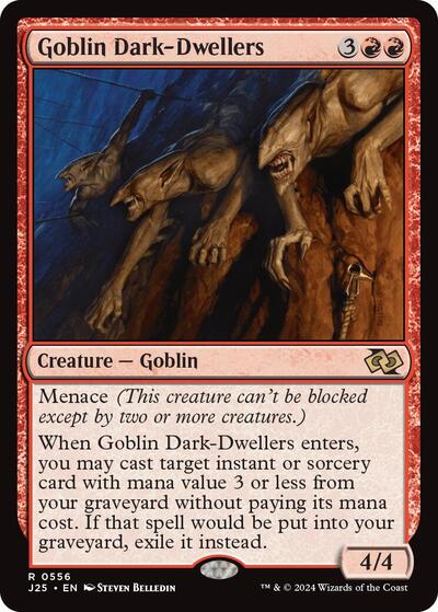 Goblin Dark Dwellers J25 #556 (Near Mint Rare) Magic: The Gathering: Foundations Jumpstart