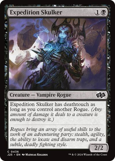Expedition Skulker J25 #436 (Near Mint Common) Magic: The Gathering: Foundations Jumpstart