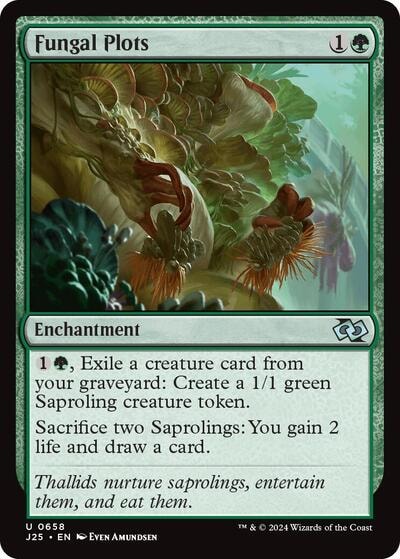 Fungal Plots J25 #658 (Near Mint Uncommon) Magic: The Gathering: Foundations Jumpstart