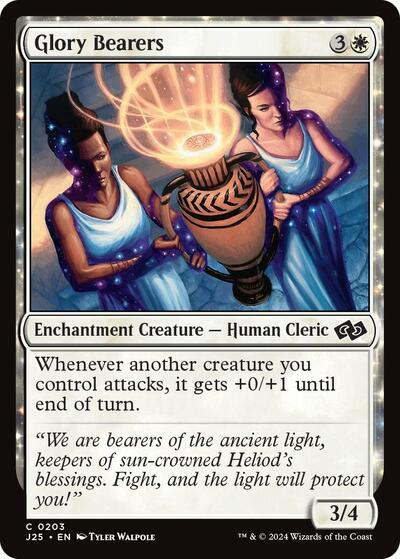 Glory Bearers J25 #203 (Near Mint Common) Magic: The Gathering: Foundations Jumpstart