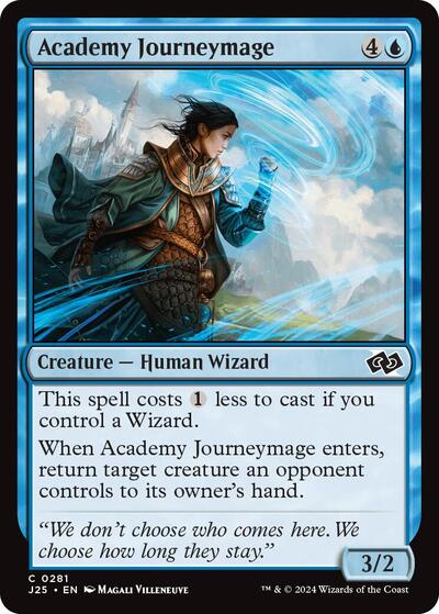 Academy Journeymage J25 #281 (Near Mint Common) Magic: The Gathering: Foundations Jumpstart