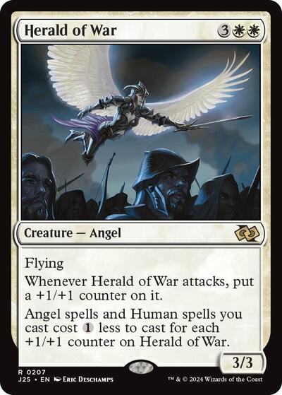 Herald of War J25 #207 (Near Mint Rare) Magic: The Gathering: Foundations Jumpstart