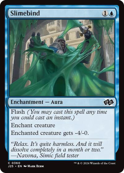 Slimebind J25 #360 (Near Mint Common) Magic: The Gathering: Foundations Jumpstart