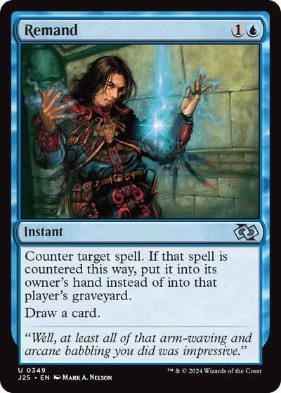 Remand J25 #349 (Near Mint Uncommon) Magic: The Gathering: Foundations Jumpstart