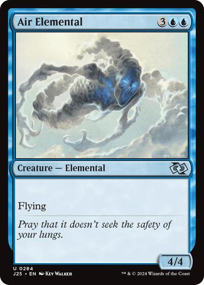 Air Elemental J25 #284 (Near Mint Uncommon) Magic: The Gathering: Foundations Jumpstart