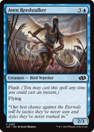 Aven Reedstalker J25 #287 (Near Mint Common) Magic: The Gathering: Foundations Jumpstart