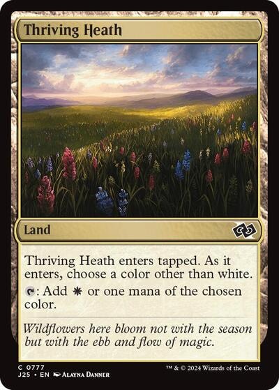 Thriving Heath J25 #777 (Near Mint Common) Magic: The Gathering: Foundations Jumpstart