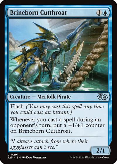 Brineborn Cutthroat J25 #291 (Near Mint Uncommon) Magic: The Gathering: Foundations Jumpstart