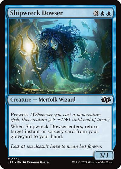 Shipwreck Dowser J25 #354 (Near Mint Common) Magic: The Gathering: Foundations Jumpstart