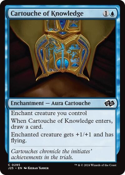 Cartouche of Knowledge J25 #295 (Near Mint Common) Magic: The Gathering: Foundations Jumpstart
