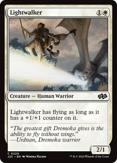 Lightwalker J25 #220 (Near Mint Common) Magic: The Gathering: Foundations Jumpstart
