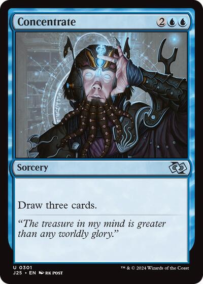 Concentrate J25 #301 (Near Mint Uncommon) Magic: The Gathering: Foundations Jumpstart