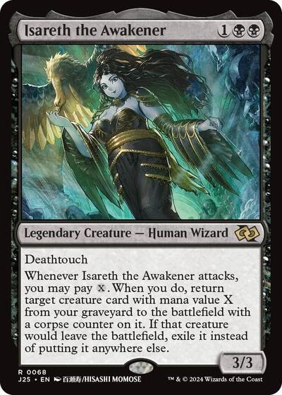 Isareth the Awakener Anime J25 #68 (Near Mint Rare) Magic: The Gathering: Foundations Jumpstart