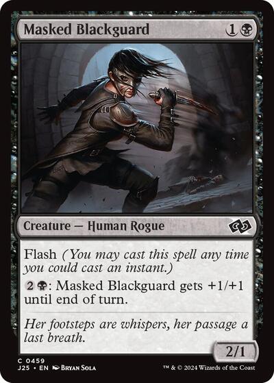 Masked Blackguard J25 #459 (Near Mint Common) Magic: The Gathering: Foundations Jumpstart