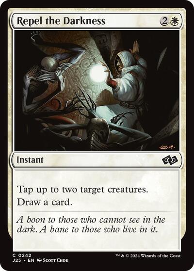 Repel the Darkness J25 #242 (Near Mint Common) Magic: The Gathering: Foundations Jumpstart