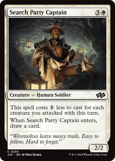 Search Party Captain J25 #250 (Near Mint Common) Magic: The Gathering: Foundations Jumpstart