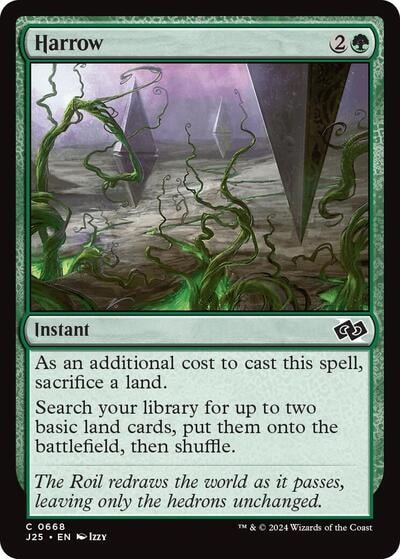 Harrow J25 #668 (Near Mint Common) Magic: The Gathering: Foundations Jumpstart