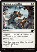 Shoulder to Shoulder J25 #254 (Near Mint Common) Magic: The Gathering: Foundations Jumpstart