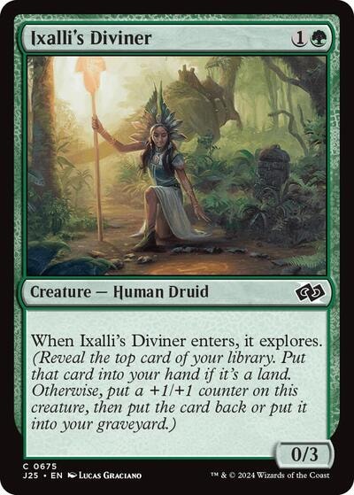 Ixallis Diviner J25 #675 (Near Mint Common) Magic: The Gathering: Foundations Jumpstart