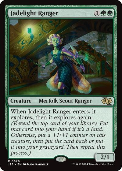 Jadelight Ranger J25 #676 (Near Mint Rare) Magic: The Gathering: Foundations Jumpstart