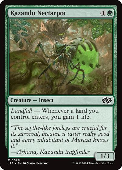 Kazandu Nectarpot J25 #679 (Near Mint Common) Magic: The Gathering: Foundations Jumpstart
